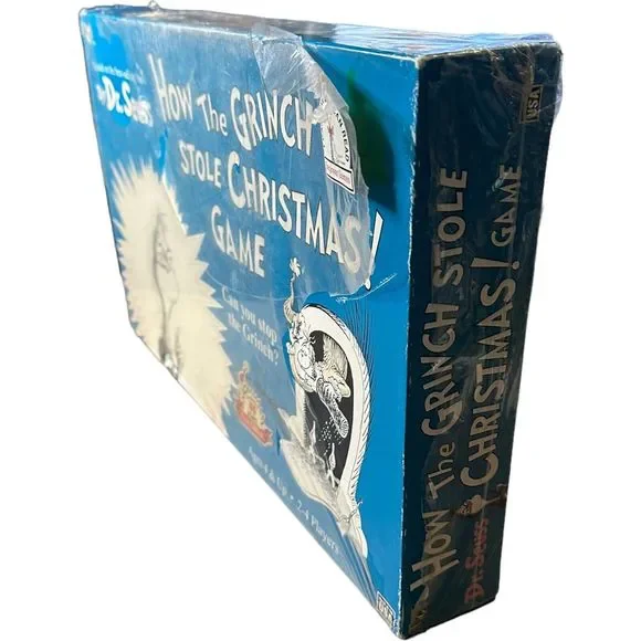 New SEALED 1997 HTF Dr. SUESS HOW THE GRINCH STOLE CHRISTMAS GAME 1st EDITION - Picture 4 of 13